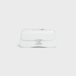 MEDIUM CELINE LOLA BAG IN SHINY CALFSKIN BLANC DE BLANC